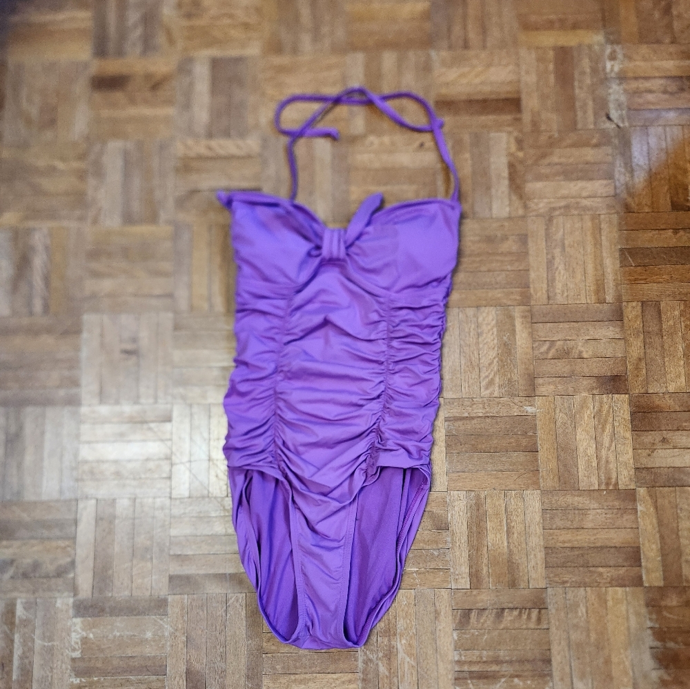 💥3for$15💥 Old Navy 1PC Halter Rouched Swimsuit